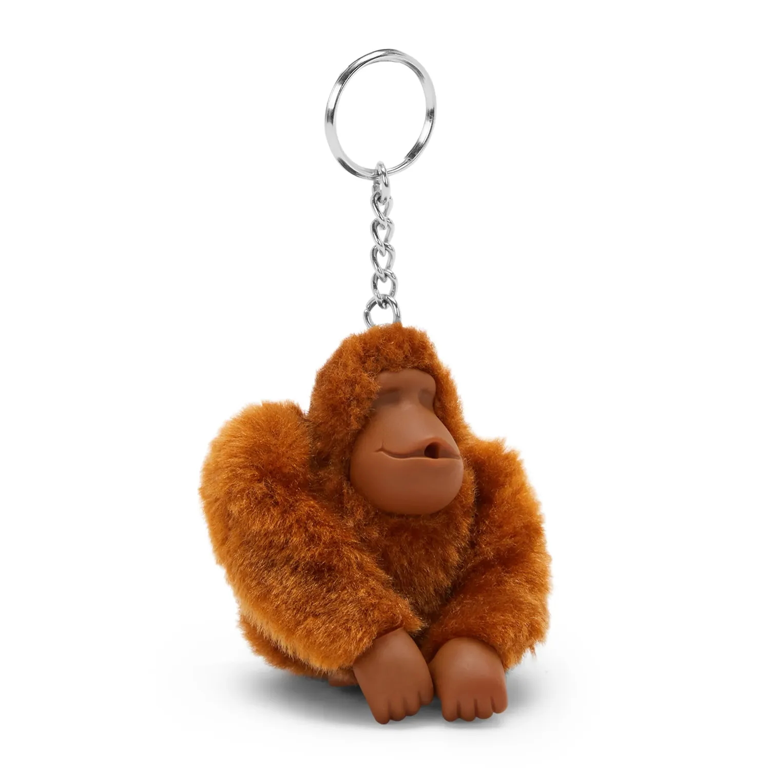 Kipling Monkeyclip M sleutelhanger Stylish Mokka medium pluizig