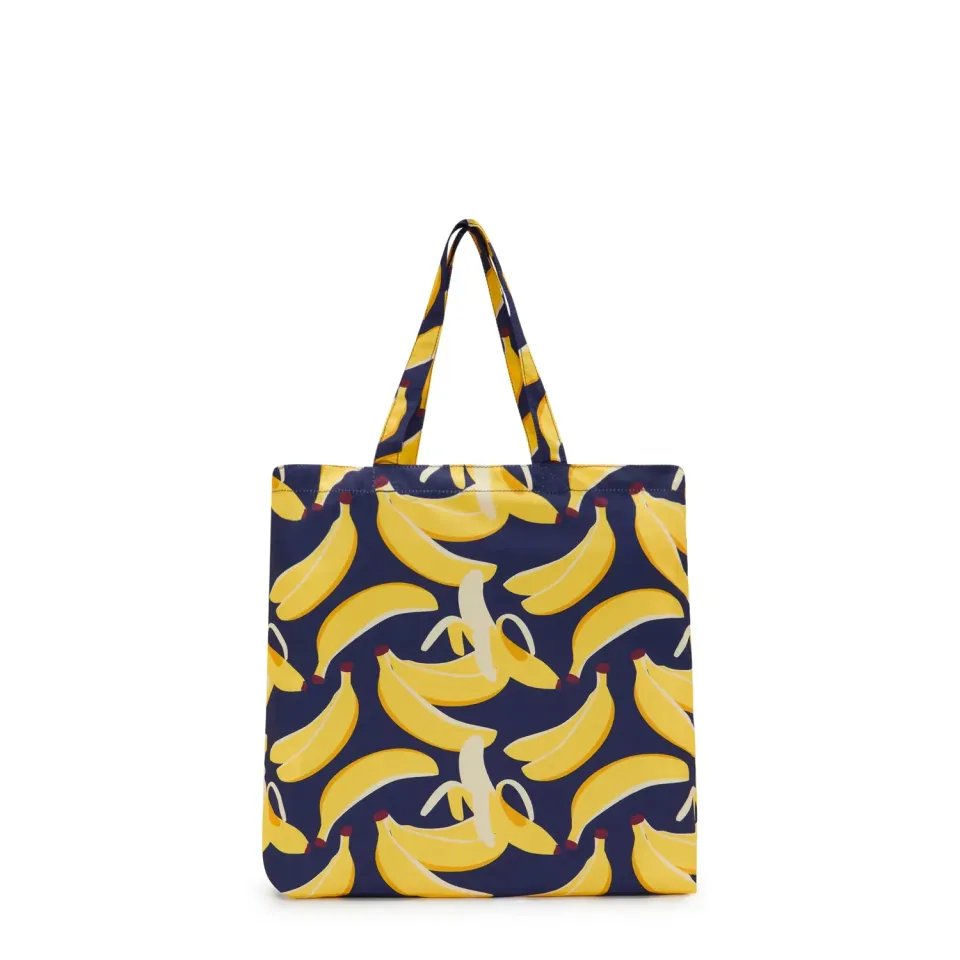 Kipling Jonny Packable shopper Klein banana bag opvouwbaar