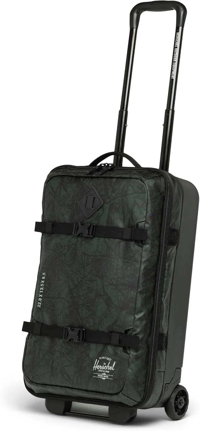 Herschel All Season Hybrid rolkoffer 41L zwart camo handbagage