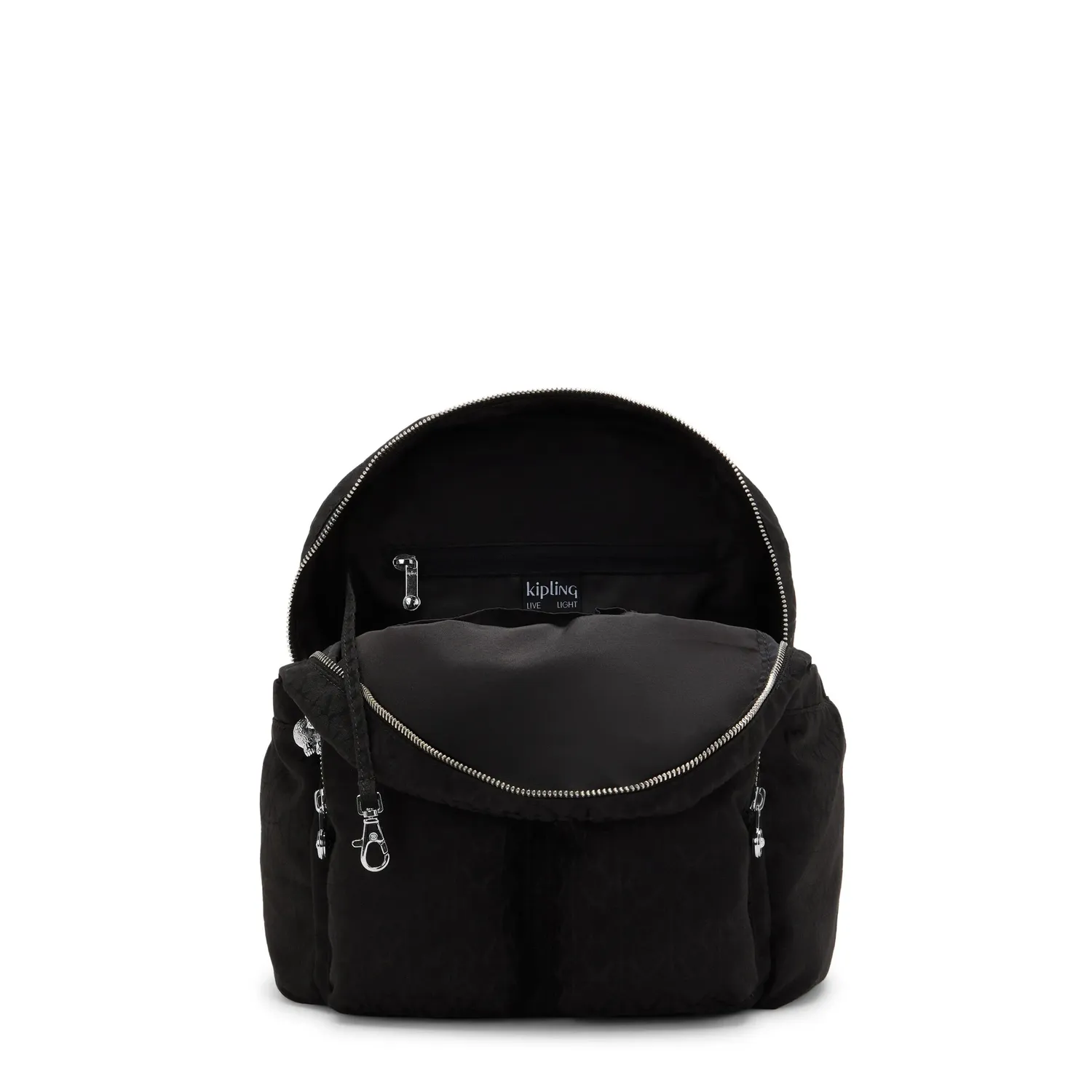 Kipling City Pocket S rugzak Noir Sign Jq klein