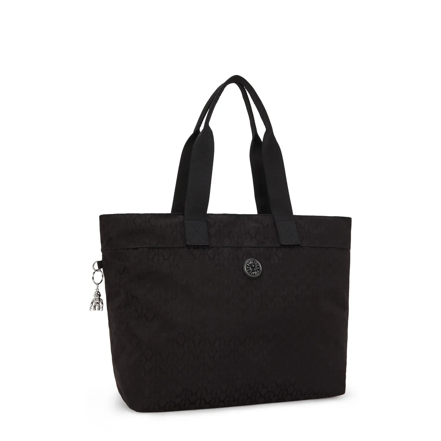 Kipling Colissa Up schoudertas Groot Noir Sign Jq laptopvak