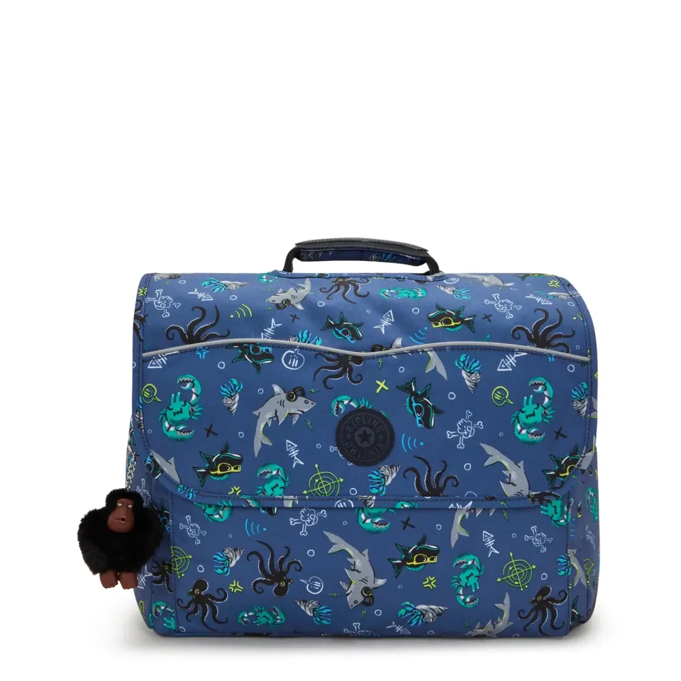 Kipling Codie M rugzak Undersea Party medium A4 flessen
