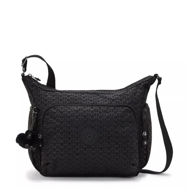 Kipling Gabb crossbodytas Groot Signature Emb lichtgewicht