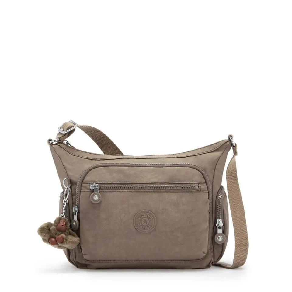 Kipling Gabbie S schoudertas True Beige klein verstelbaar