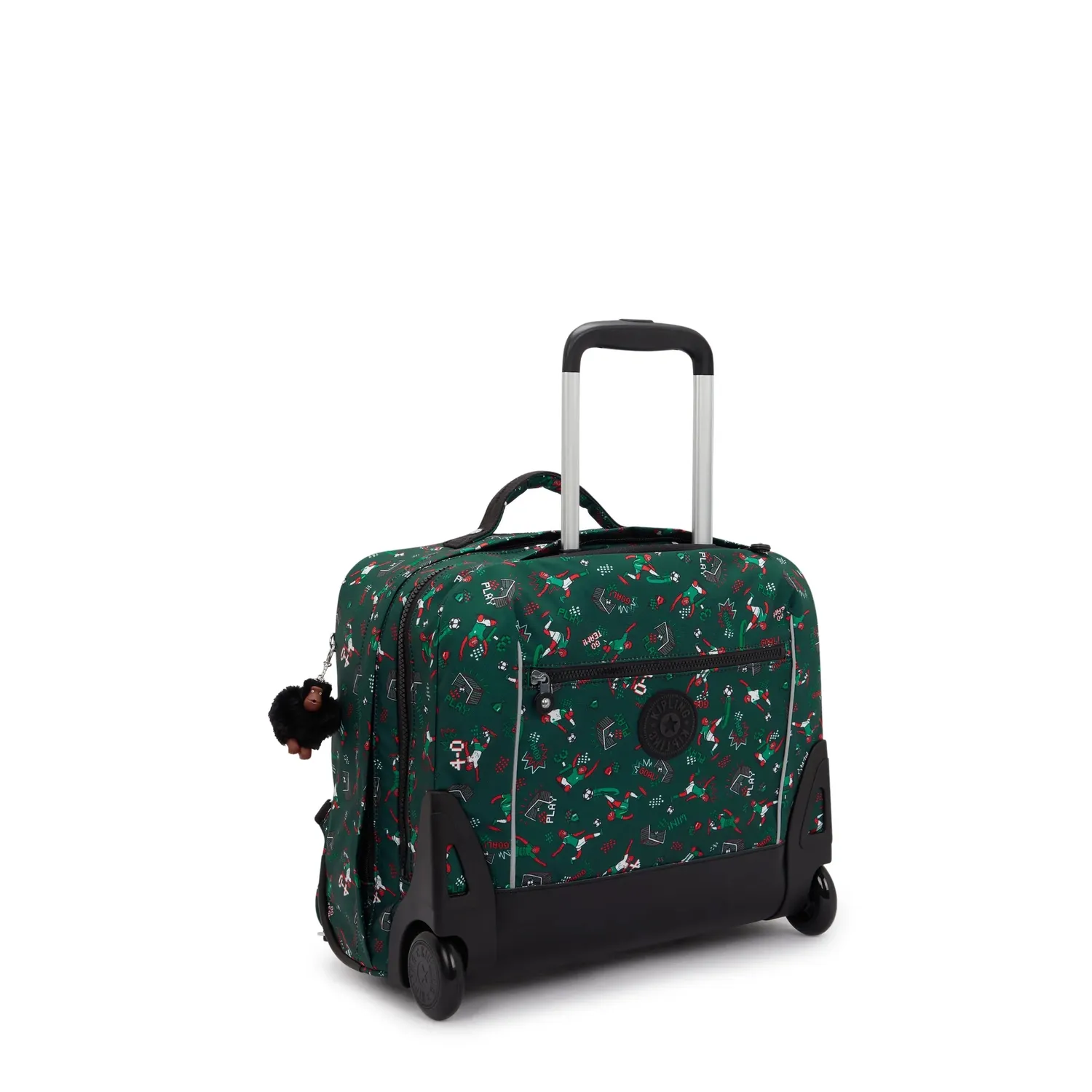 Kipling Giorno rugzak Soccer Print groot met wieltjes