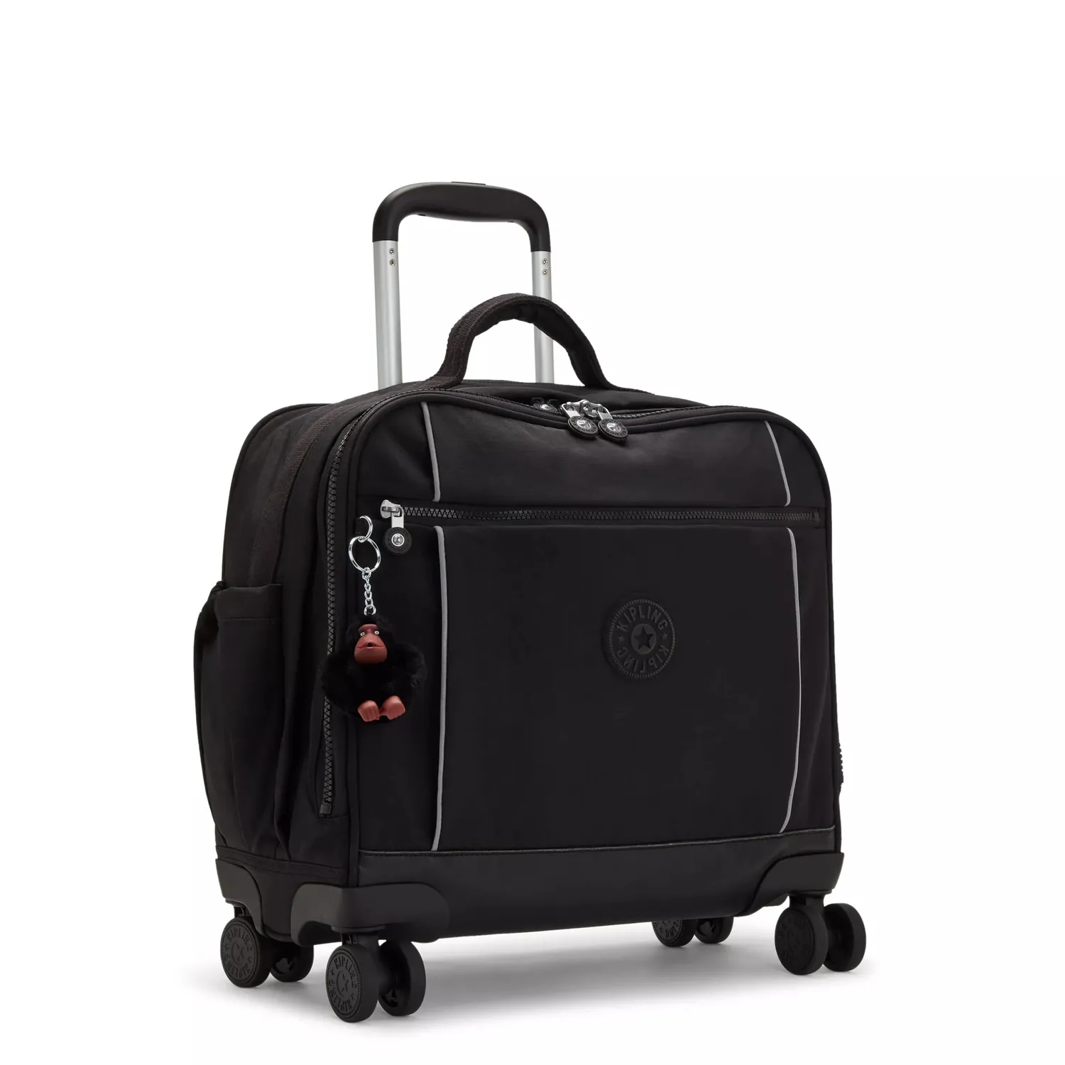 Kipling New Storia schooltas met wielen True Black Groot laptopvak