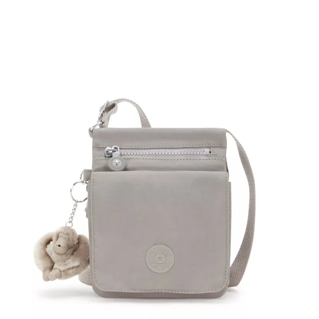 Kipling New Eldorado crossbody tas Grey Gris klein licht