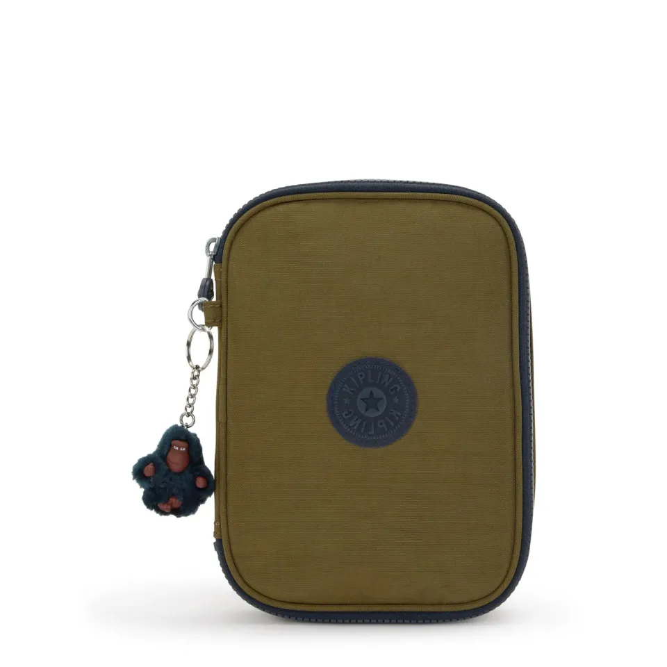 Kipling 100 Pens pennenzak Groot Treasure Green nylon