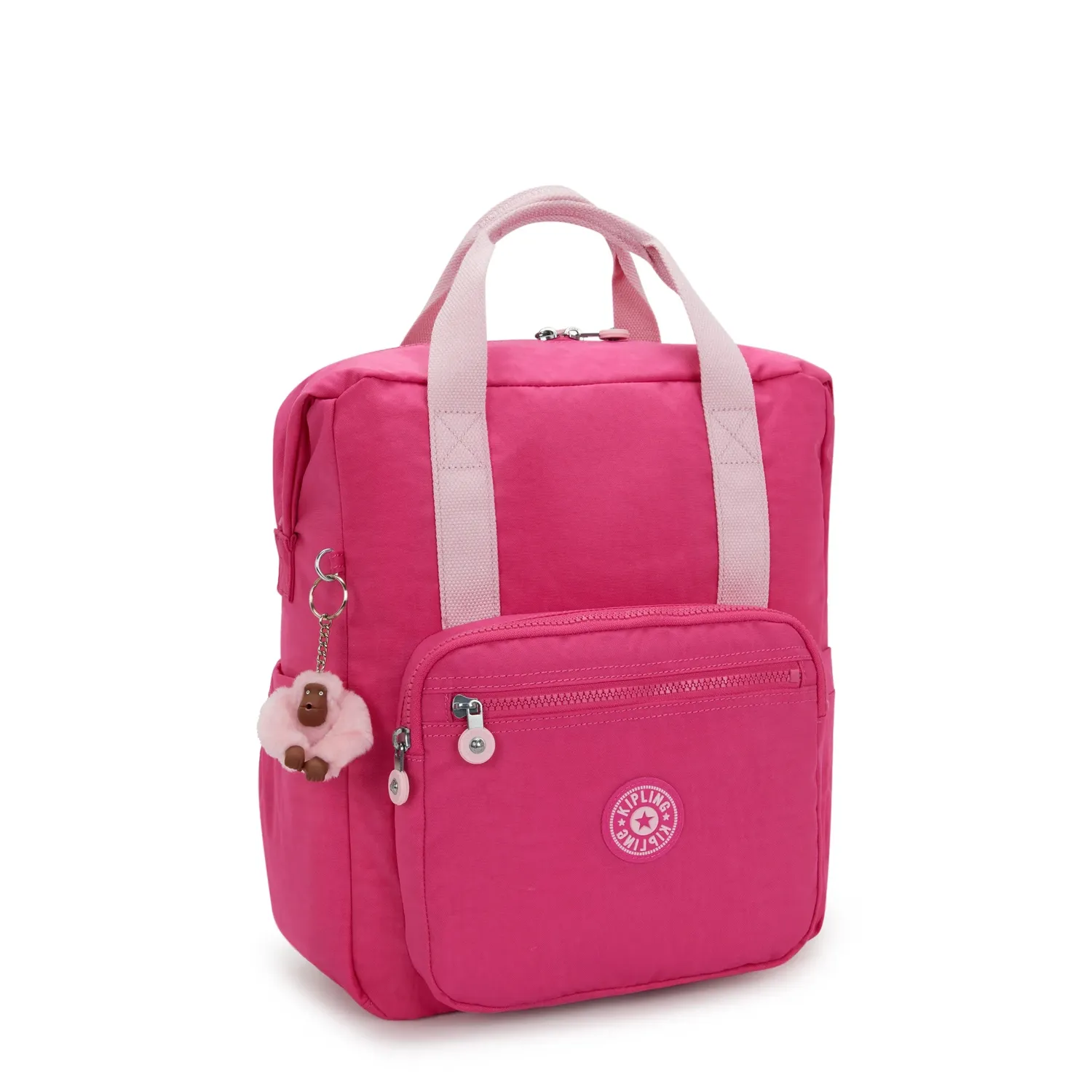 Kipling Buddy rugzak medium Intense Rose laptopvak