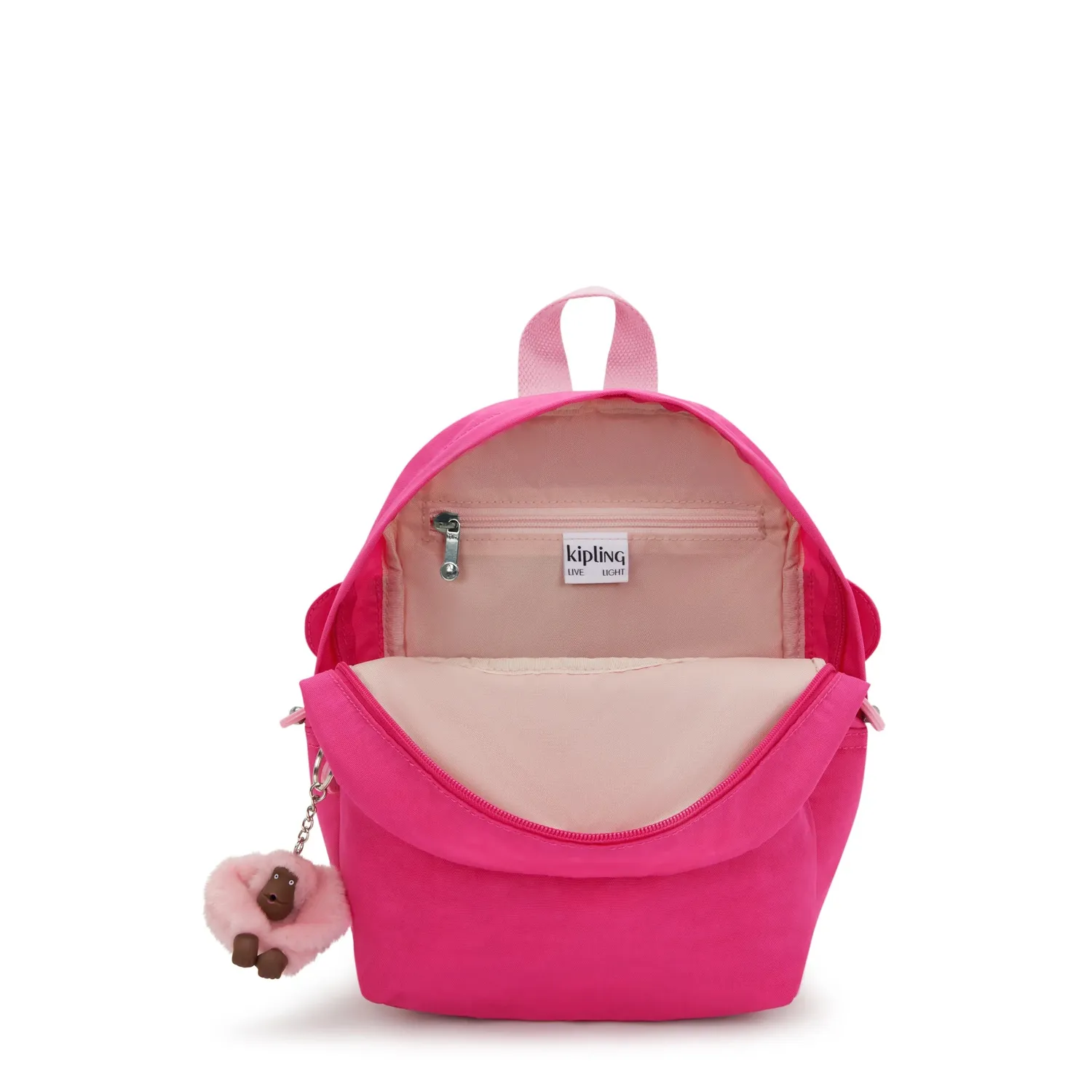 Kipling Faster rugzak klein Intense Rose waterafstotend