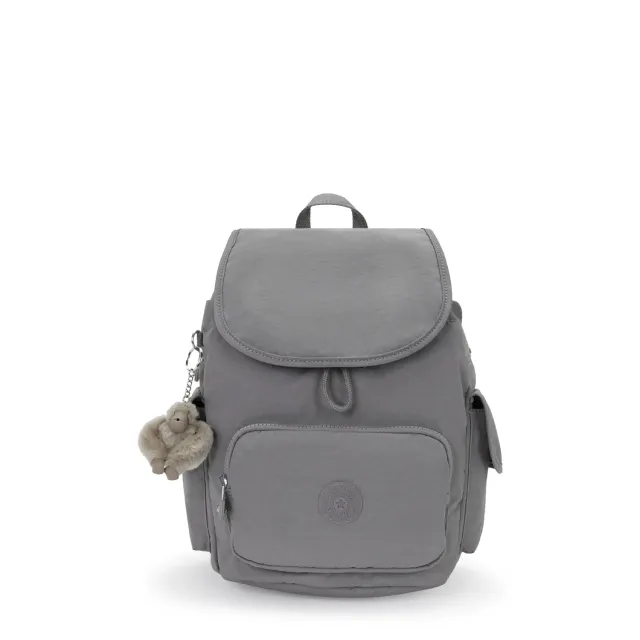 Kipling City Pack S rugzak Inviting Grey klein waterafstotend