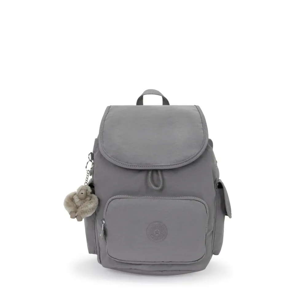 Kipling City Pack S rugzak Inviting Grey klein waterafstotend
