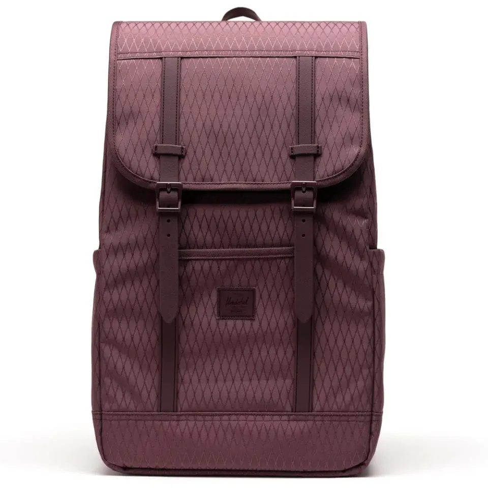 Herschel Retreat Classic 19,5L rugzak zwart met laptopvak