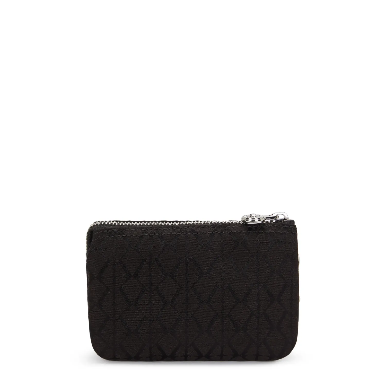 Kipling Creativity S pasjeshouder Noir Sign Jq zwart jacquard