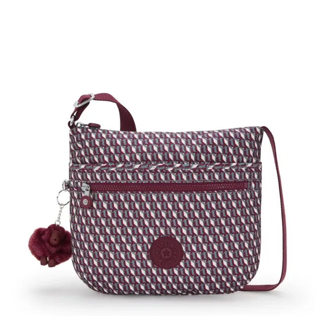 Kipling Arto schoudertas Medium 3DK met ritsvakken