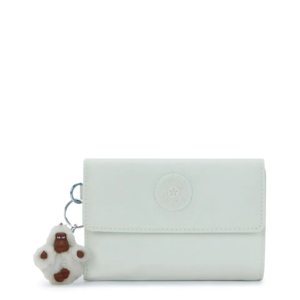 Kipling Pixi portemonnee Medium Seaside Mint lichtgroen