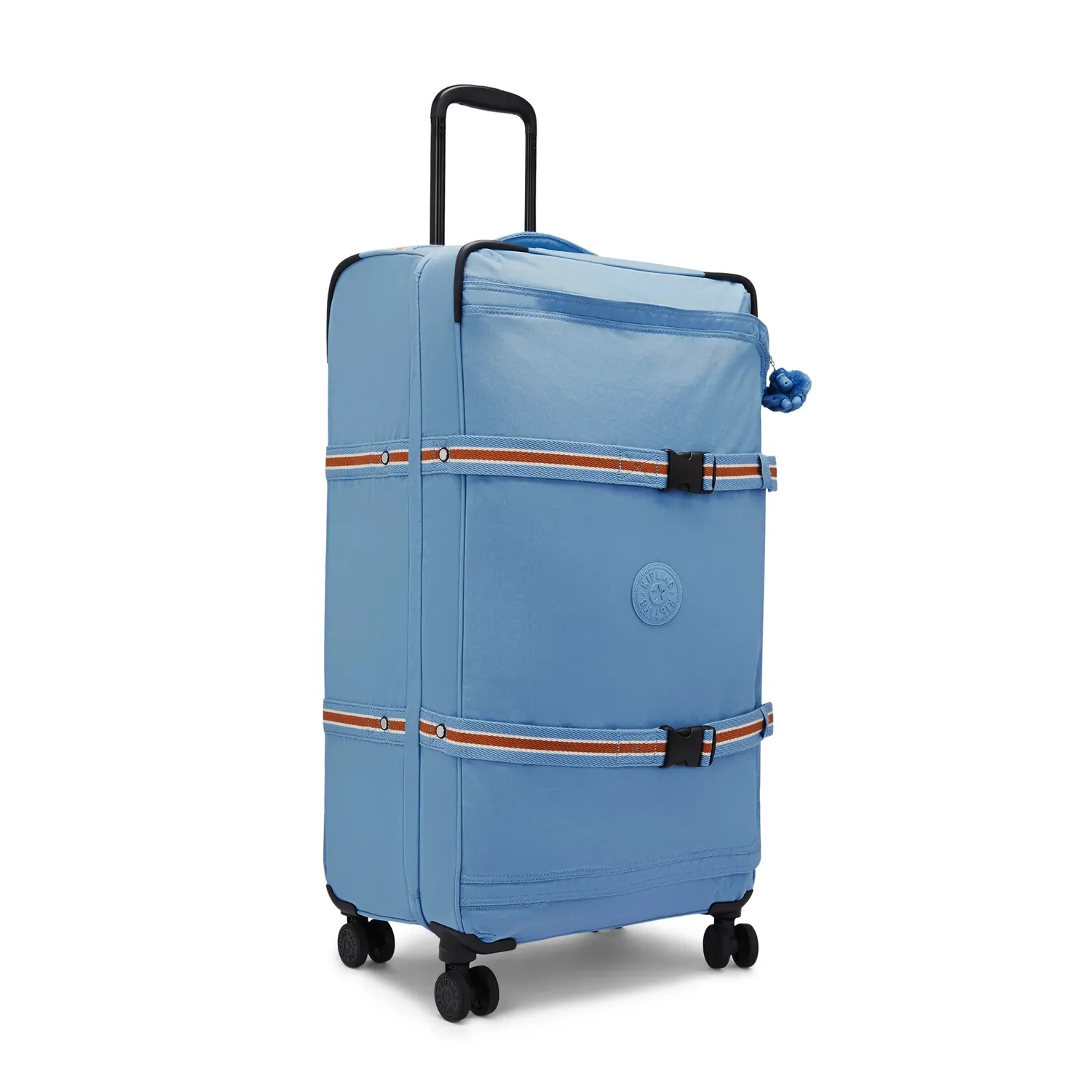 Kipling Spontaneous L koffer Groot Vintage Blue 4 wielen