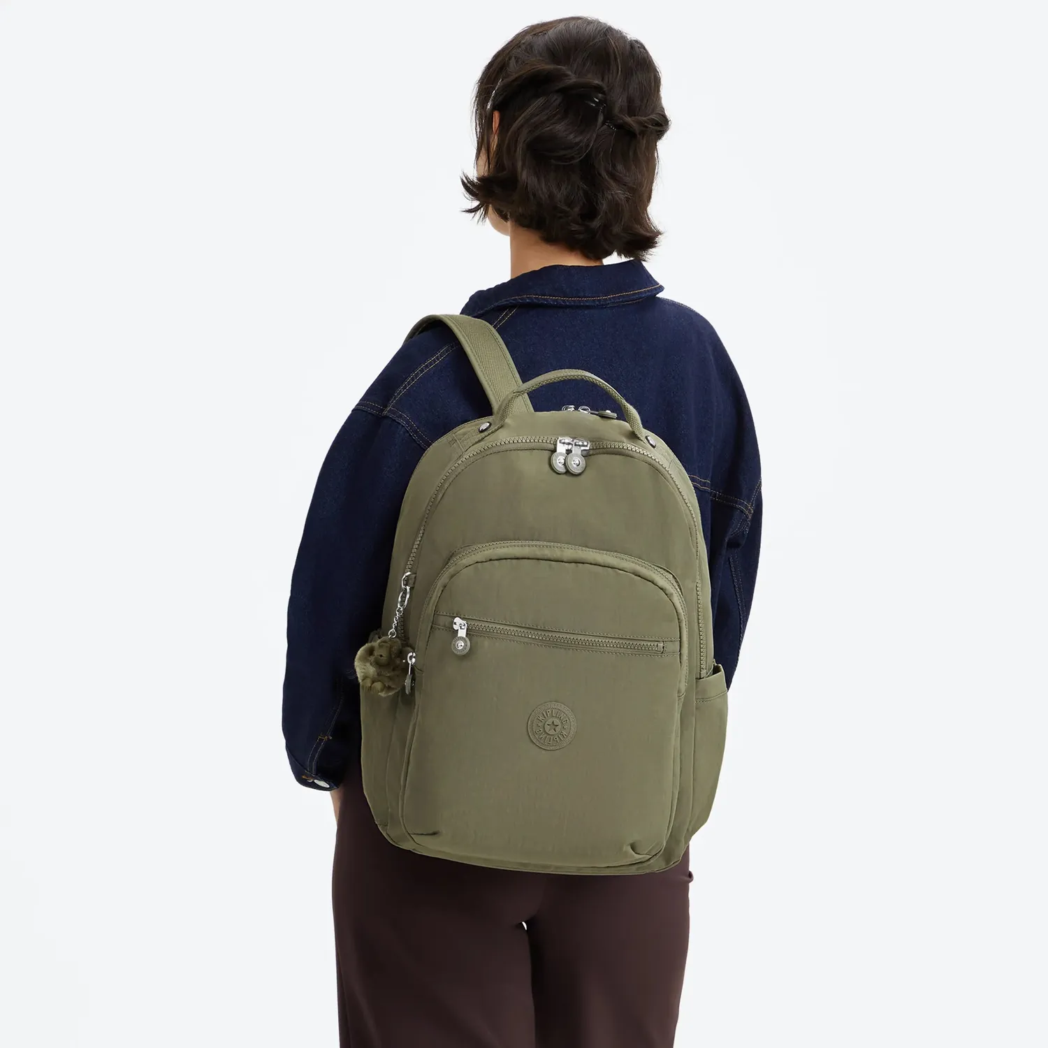 Kipling Seoul Lap rugzak Almost Sage 15 inch