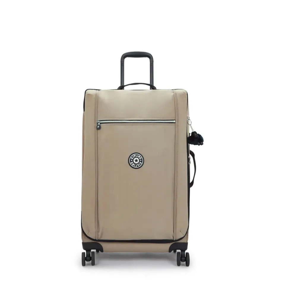 Kipling Jet M koffer Soft Taupe medium 4 wielen