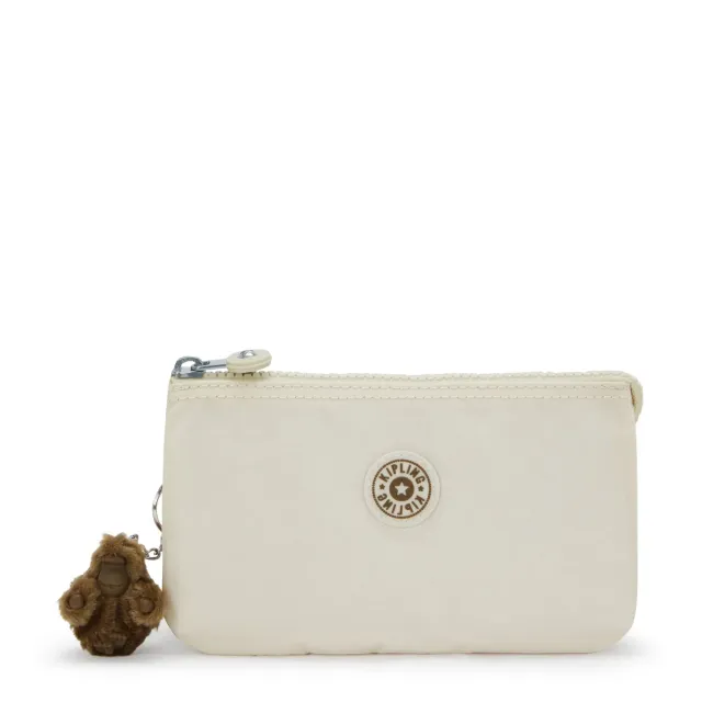 Kipling Creativity L buidelzak Groot Soft Sand effen beige