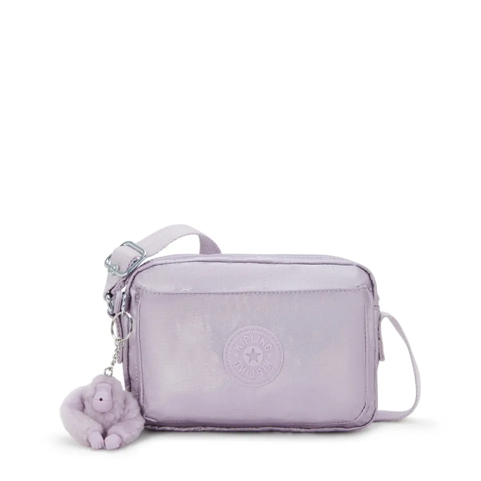 Kipling Abanu crossbodytas klein Lilac Moon Metallic verstelbaar