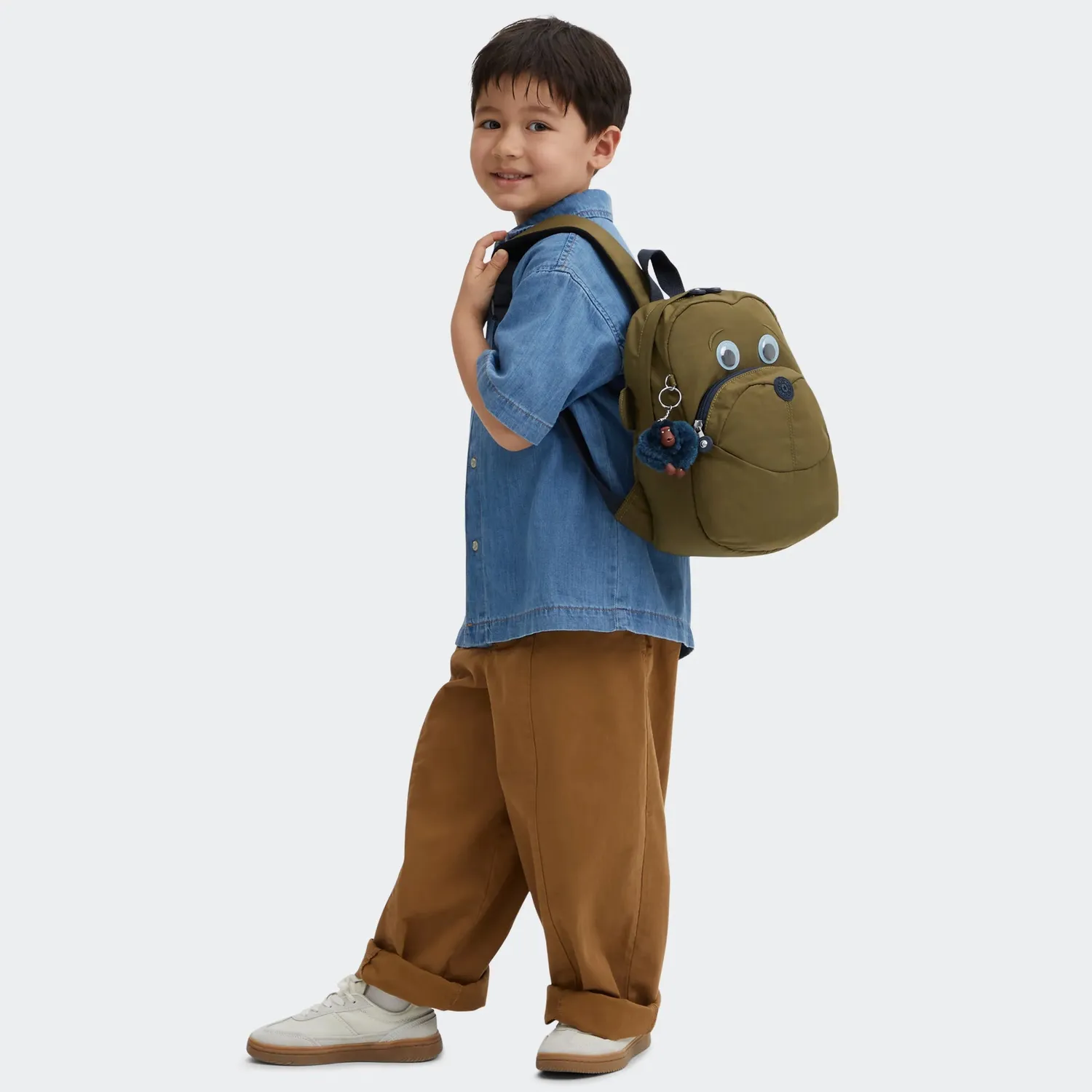 Kipling Faster rugzak klein Treasure Green waterafstotend