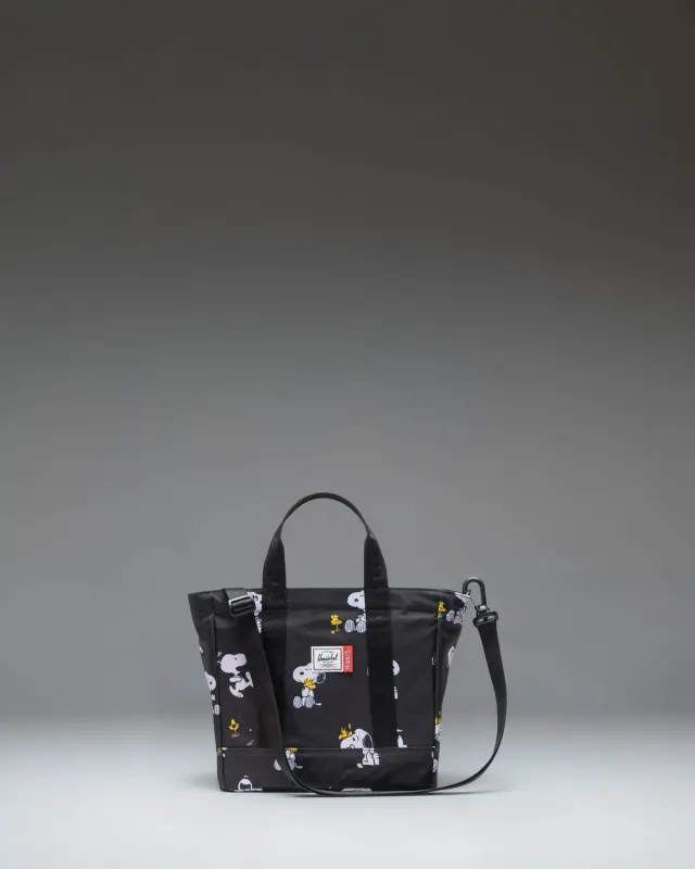 Herschel Heritage Small Tote Snoopy Black mini tas