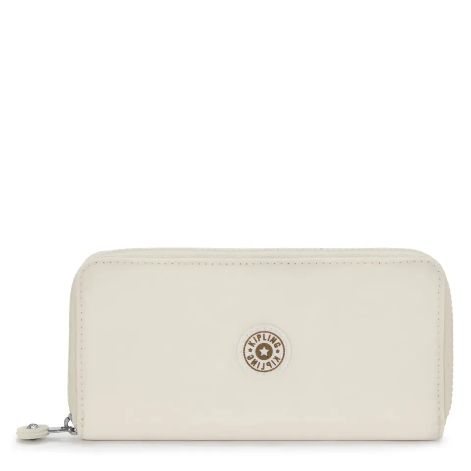 Kipling Money World portemonnee soft sand groot 12 kaartsleuven