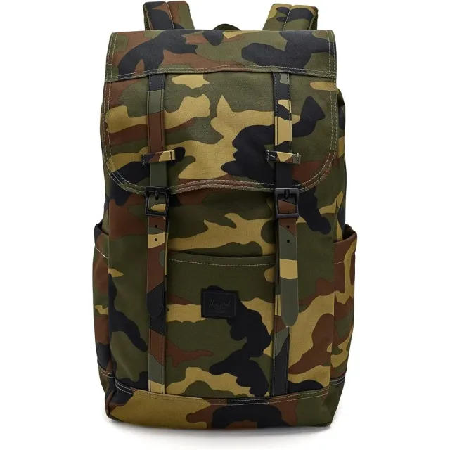 Herschel Retreat rugzak 23L Woodland Camo zwart