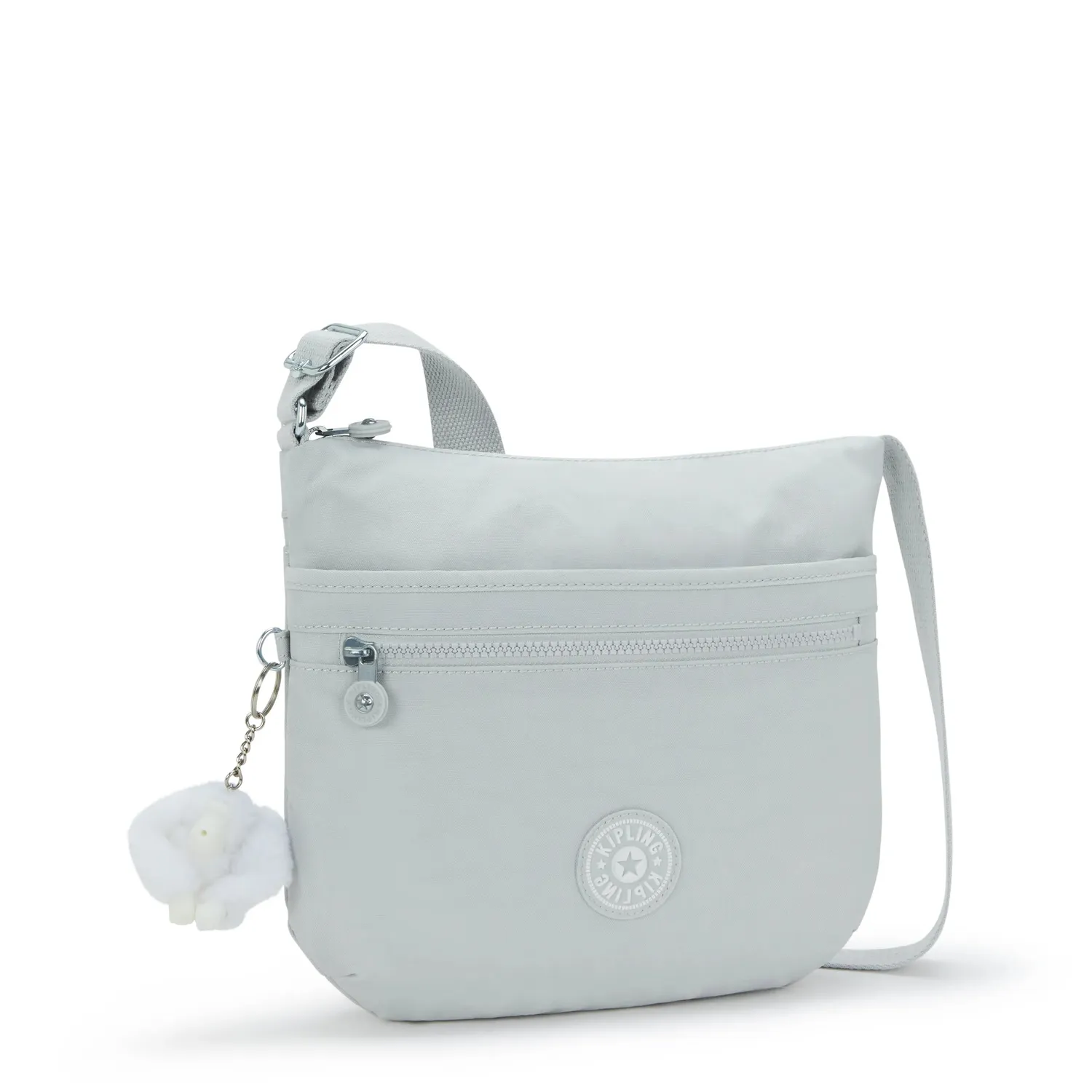 Kipling Arto schoudertas Medium Easy Grey waterafstotend