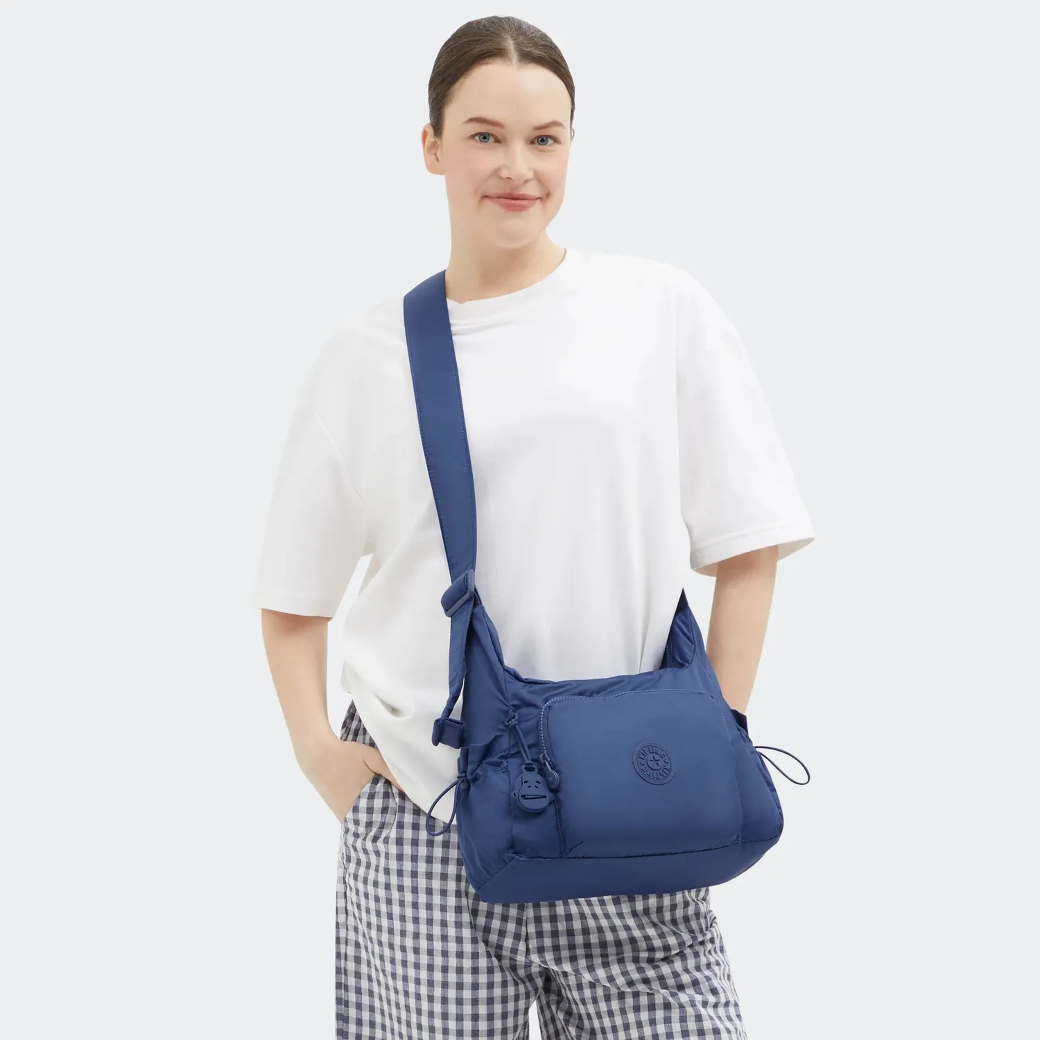 Kipling Gabb S crossbodytas Casual Blue medium print