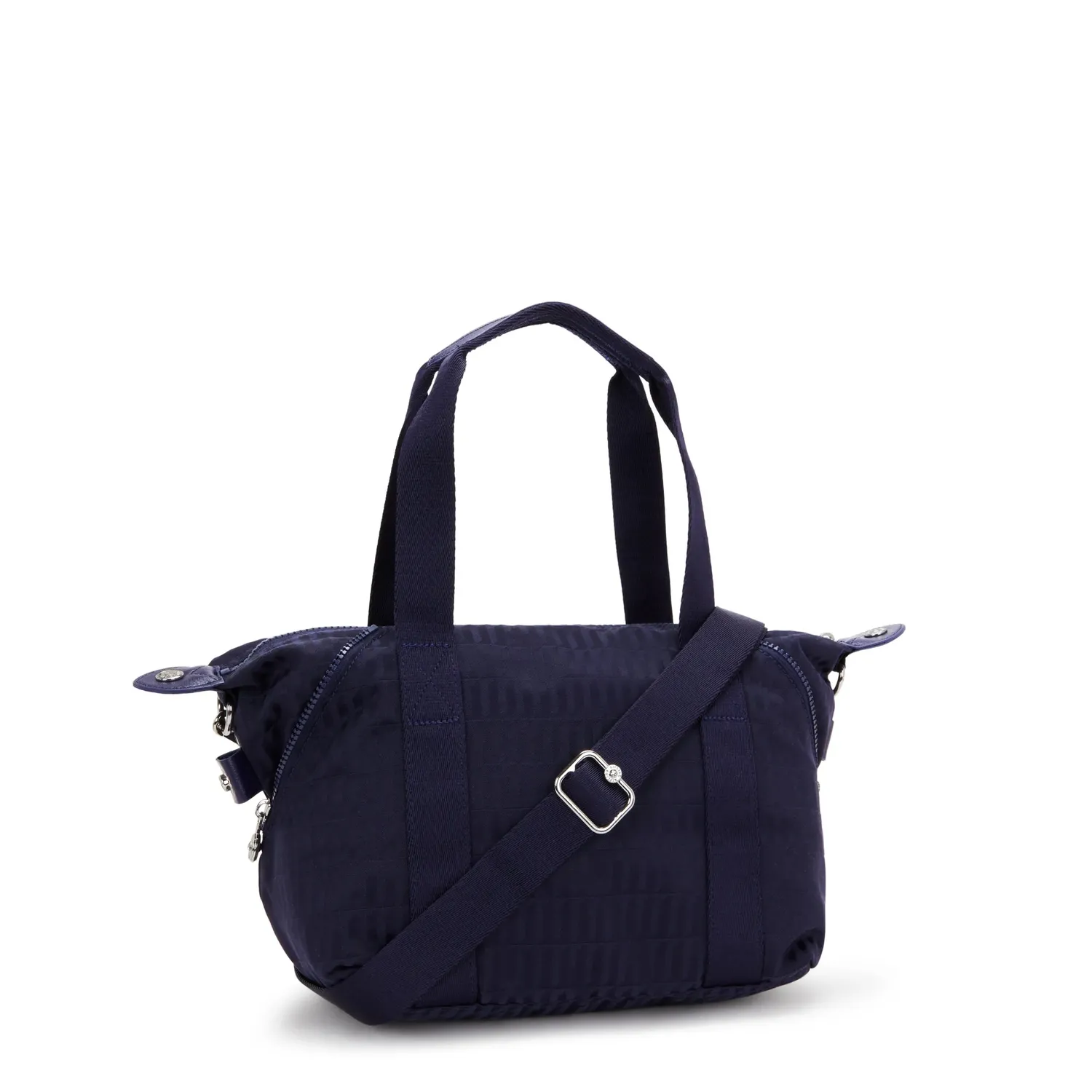 Kipling Art Mini schoudertas Night Tile Jacquard klein