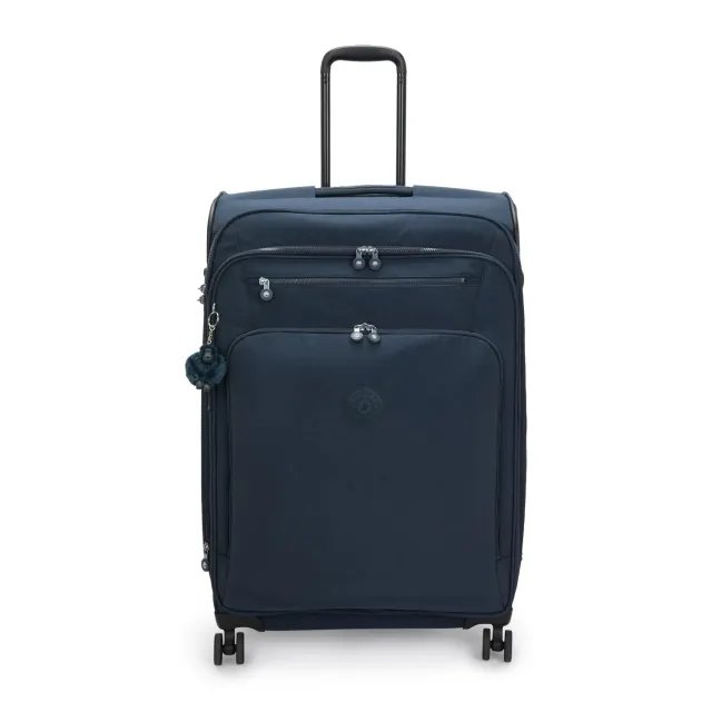 Kipling Youri Spin L koffer Groot Blue Bleu 2 uitbreidbaar TSA