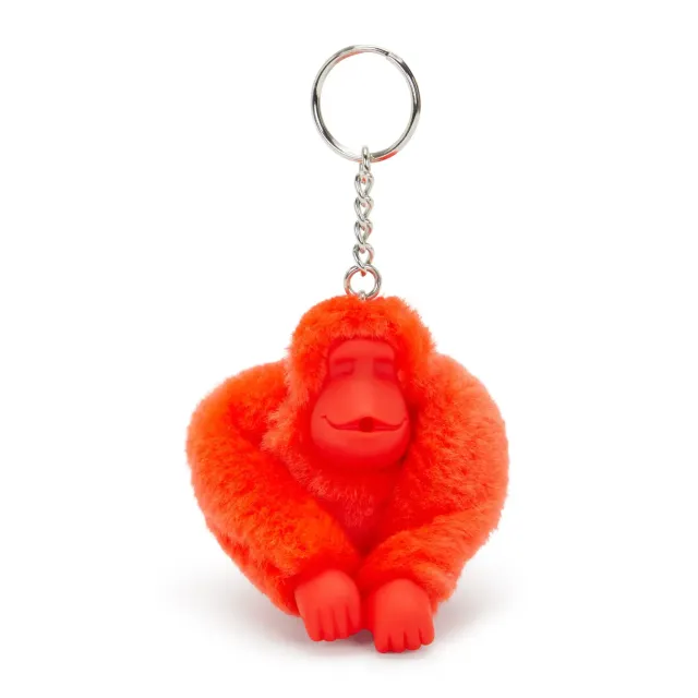 Kipling Monkeyclip M sleutelhanger Open Orange Medium pluche