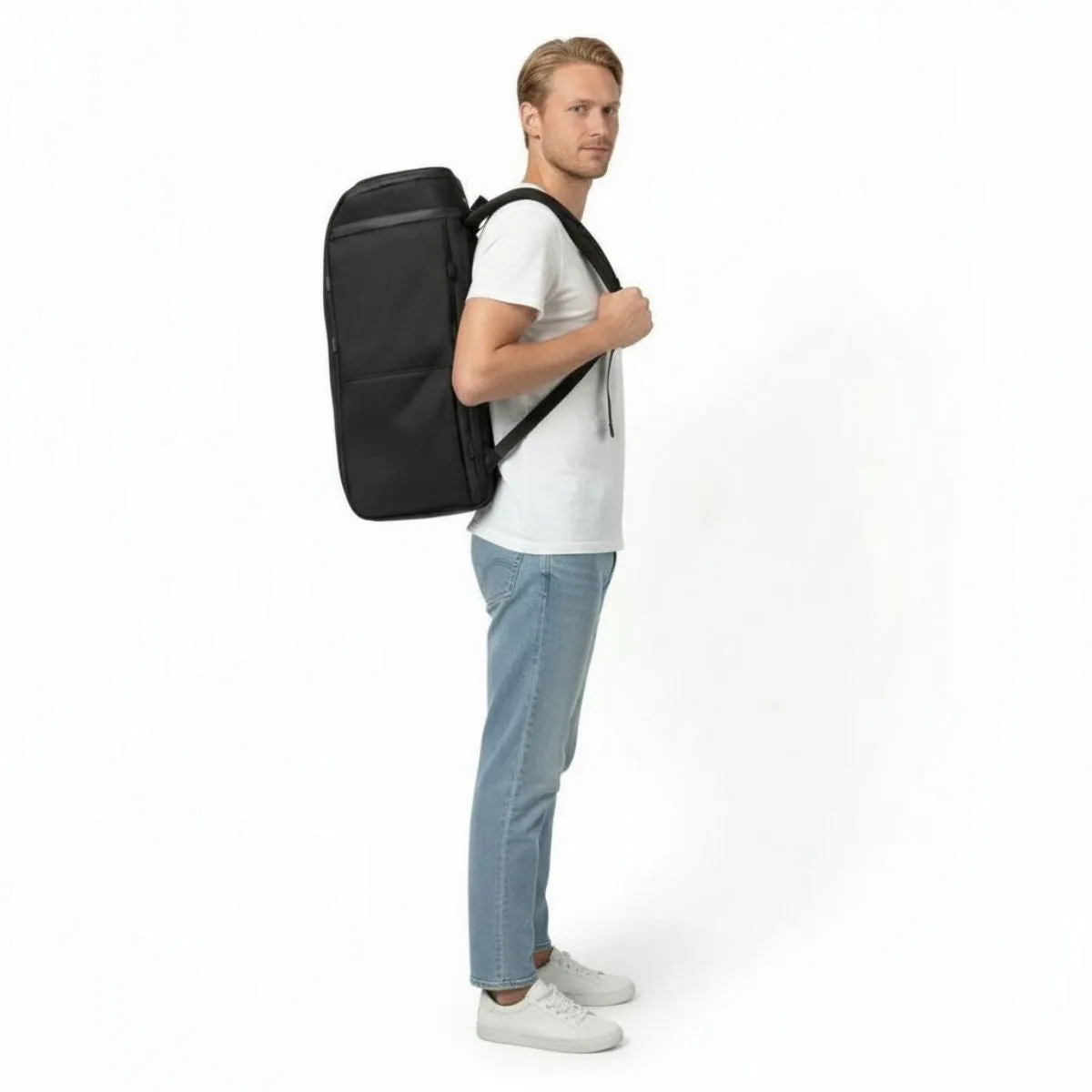 ZEEKSACK The Organizer 40L rugzak zwart canvas