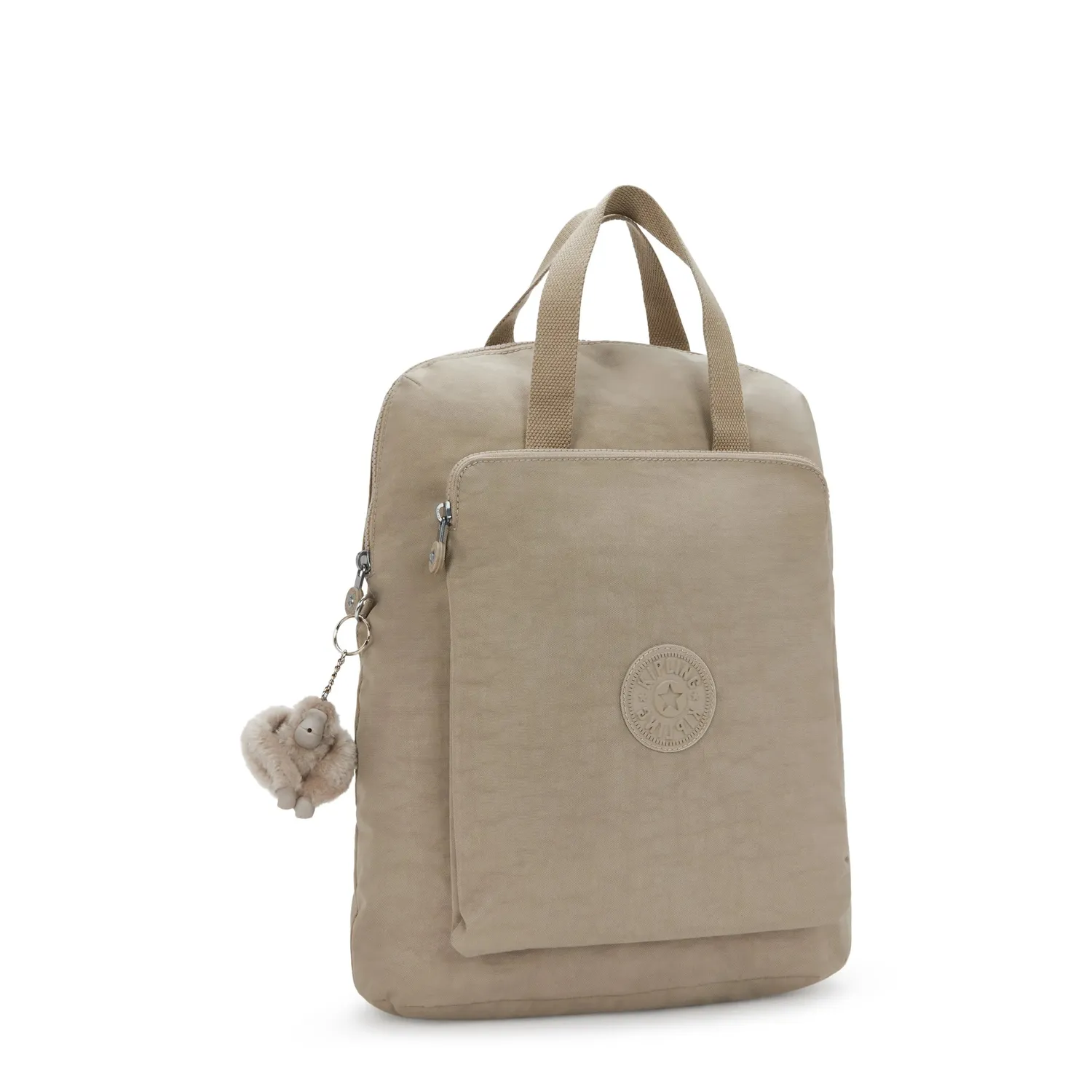 Kipling Kazuki rugzak Medium Soft Taupe 13 inch laptop