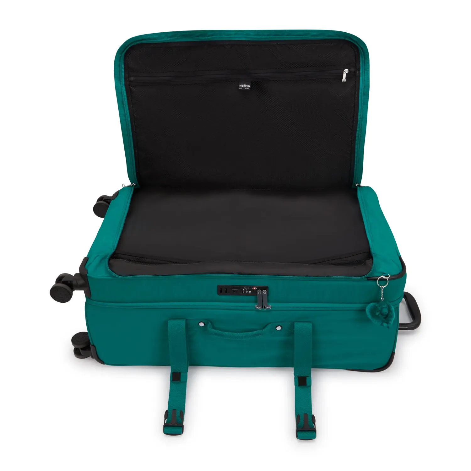 Kipling Spontaneous L koffer Groot Outspoken Green TSA-slot