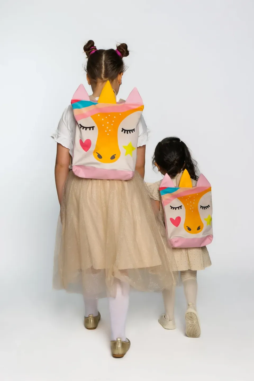 Love for Childrenn Unicorn rugtas S fluweel waterbestendig