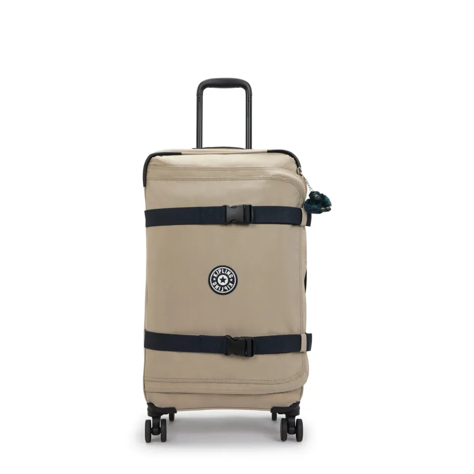Kipling Spontaneous M koffer Medium Soft Taupe TSA-slot