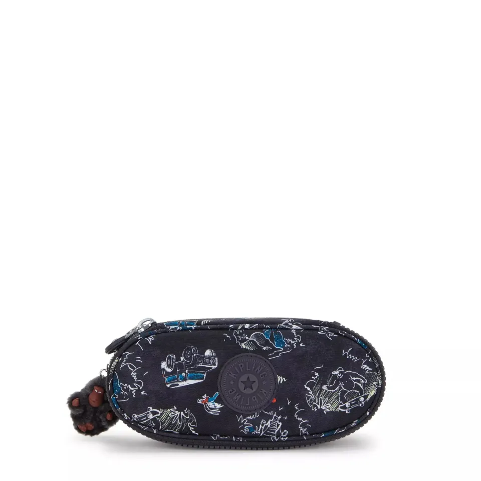 Kipling Duobox etui Medium Jungle Fun Race waterafstotend