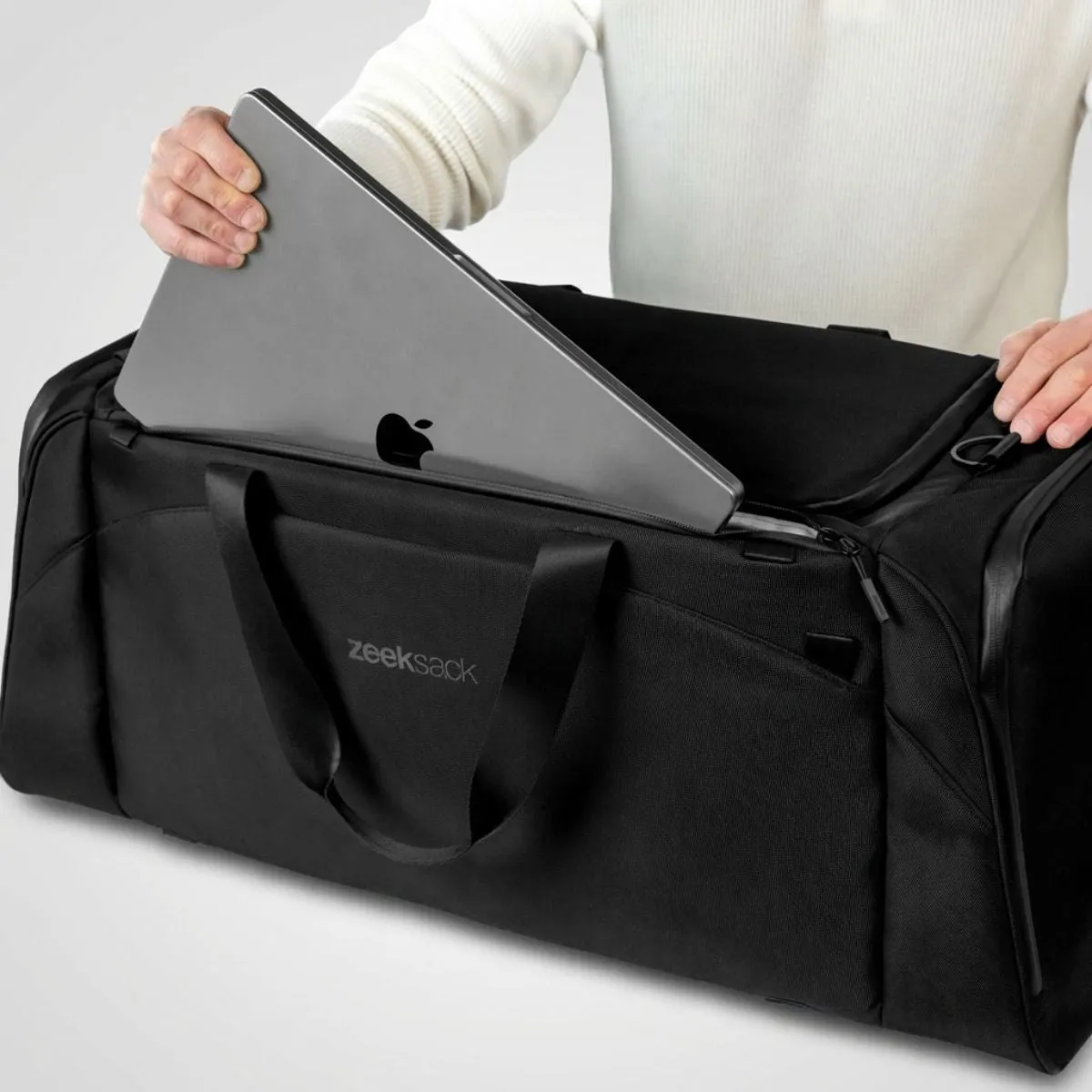 Zeeksack The Weekender 70L Reistas Zwart met schuhvak groot