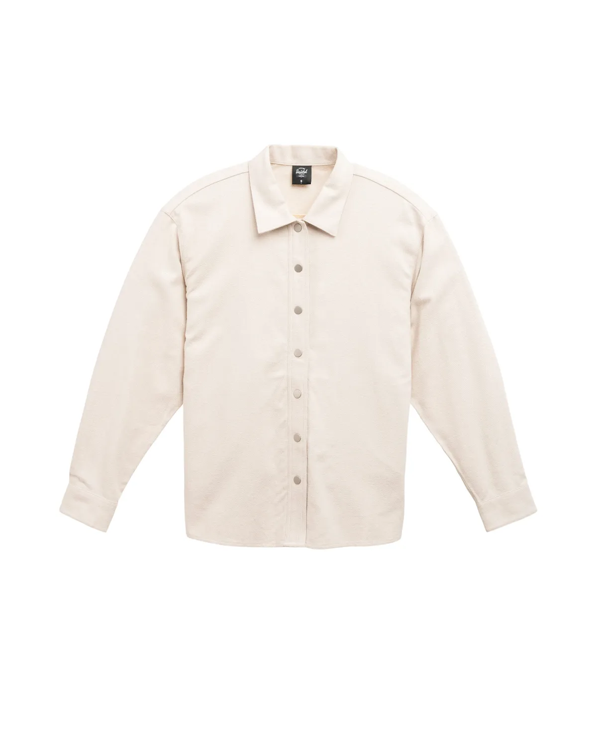 Herschel Snap Down Flannel damesblouse moonbeam katoen