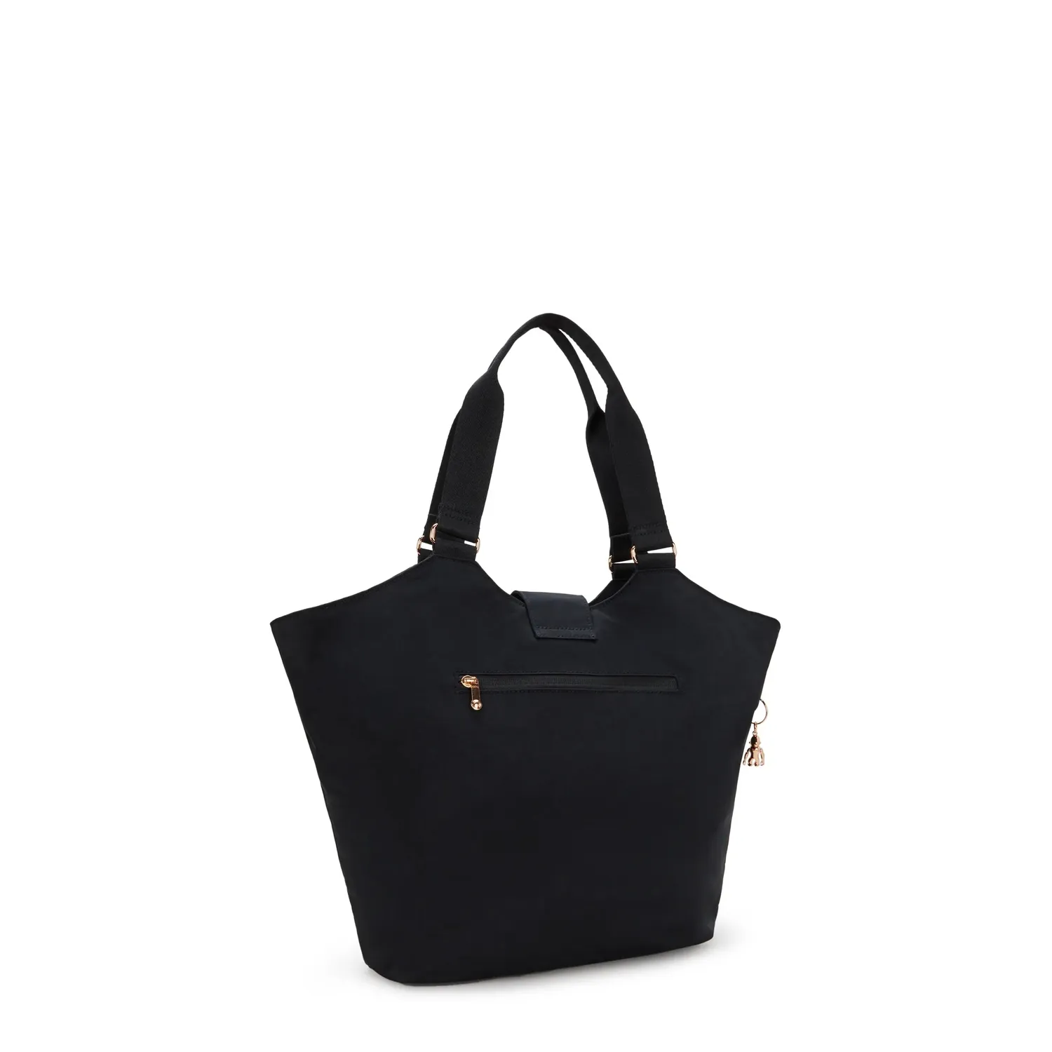 Kipling Recicely shopper Black Rose Spice medium ritsvakken