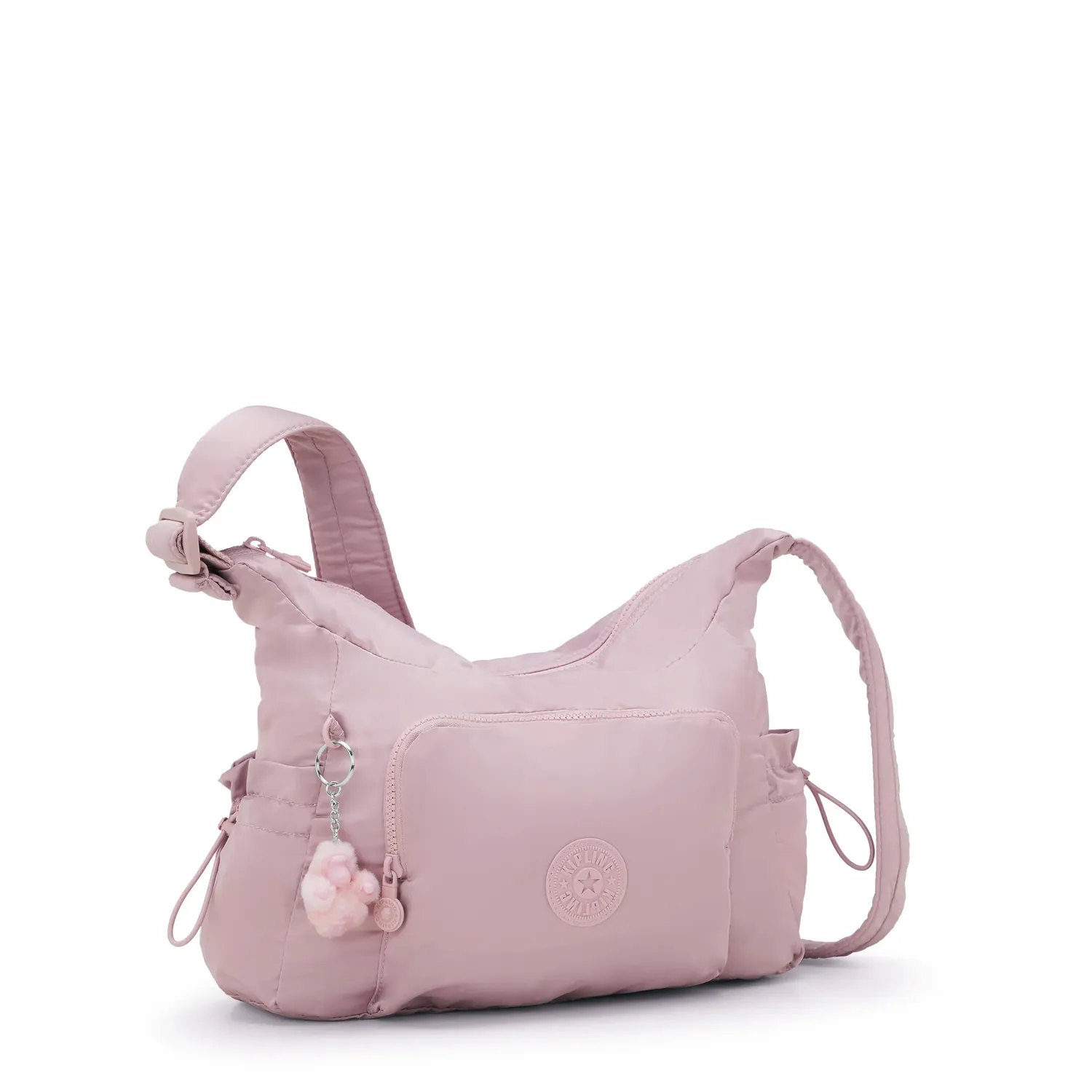Kipling Gabb S crossbodytas Medium Entirely Pink trekkoord
