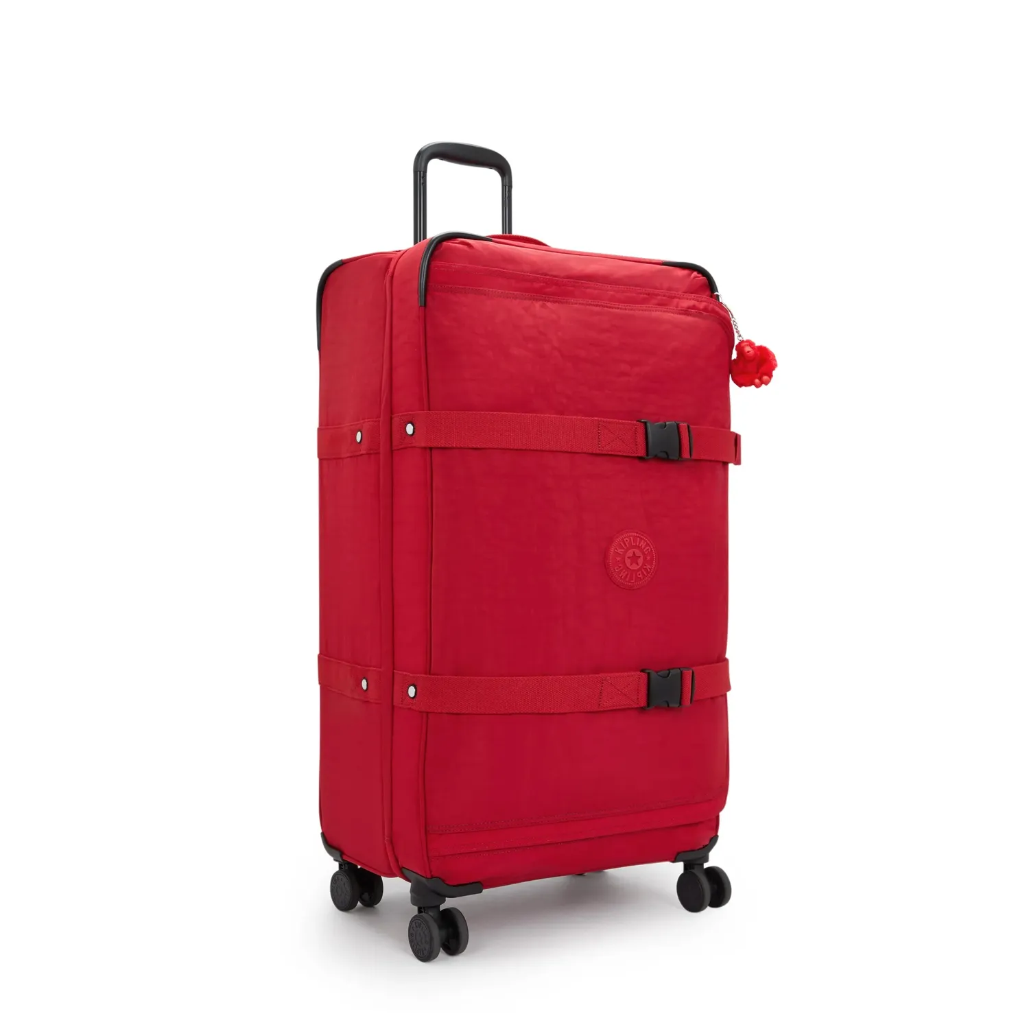 Kipling Spontaneous L koffer Groot Ruby Red TSA-slot