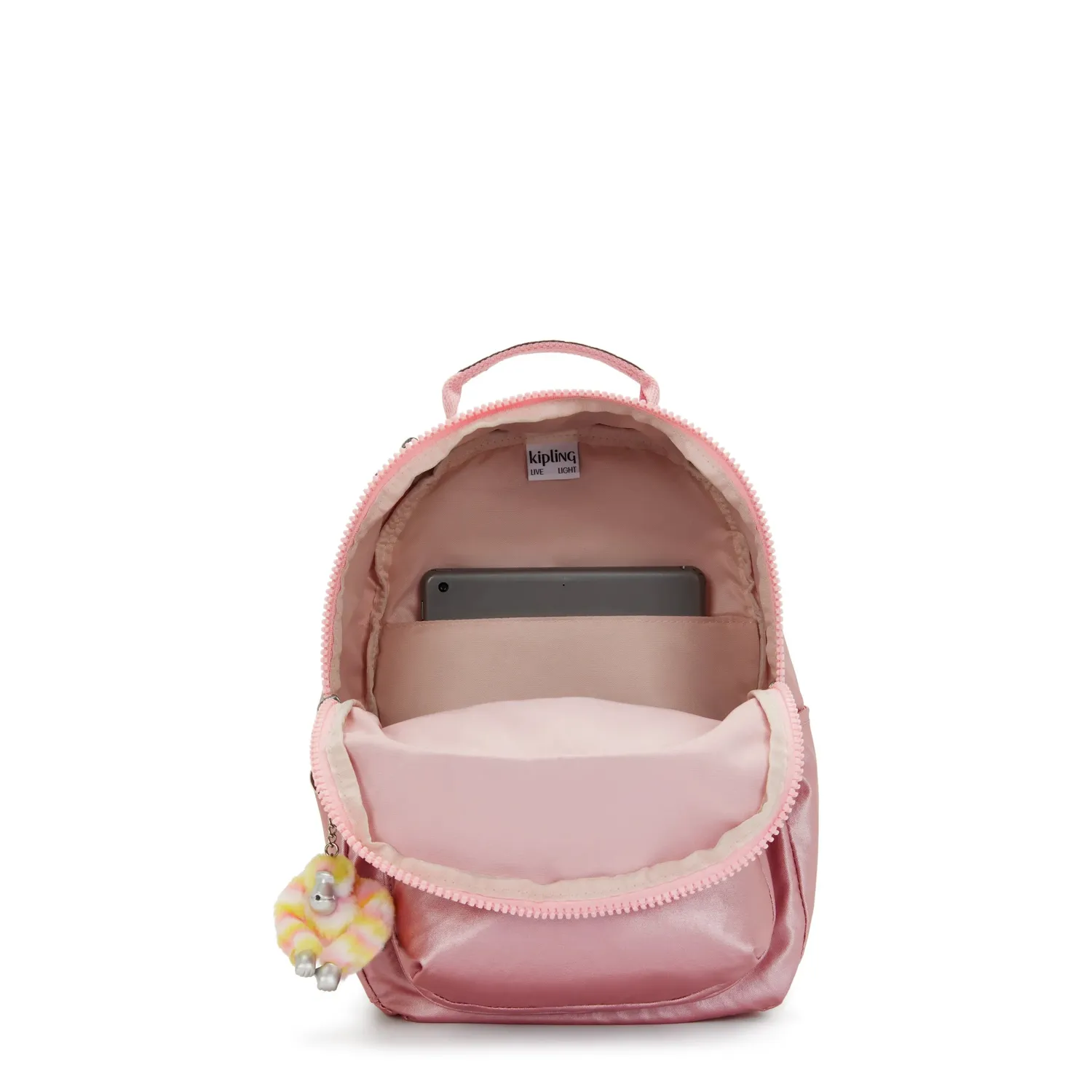 Kipling Seoul S rugzak klein Bronze Pink 11 inch vak