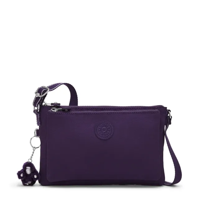 Kipling Mikaela schoudertas klein Regal Plum pruim