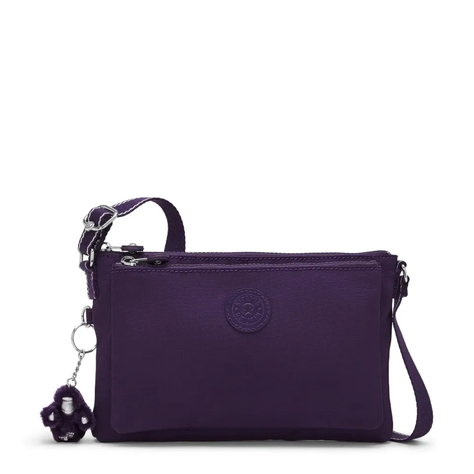 Kipling Mikaela schoudertas klein Regal Plum pruim