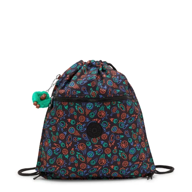 Kipling Supertaboo gymtas Sport Doodle medium print
