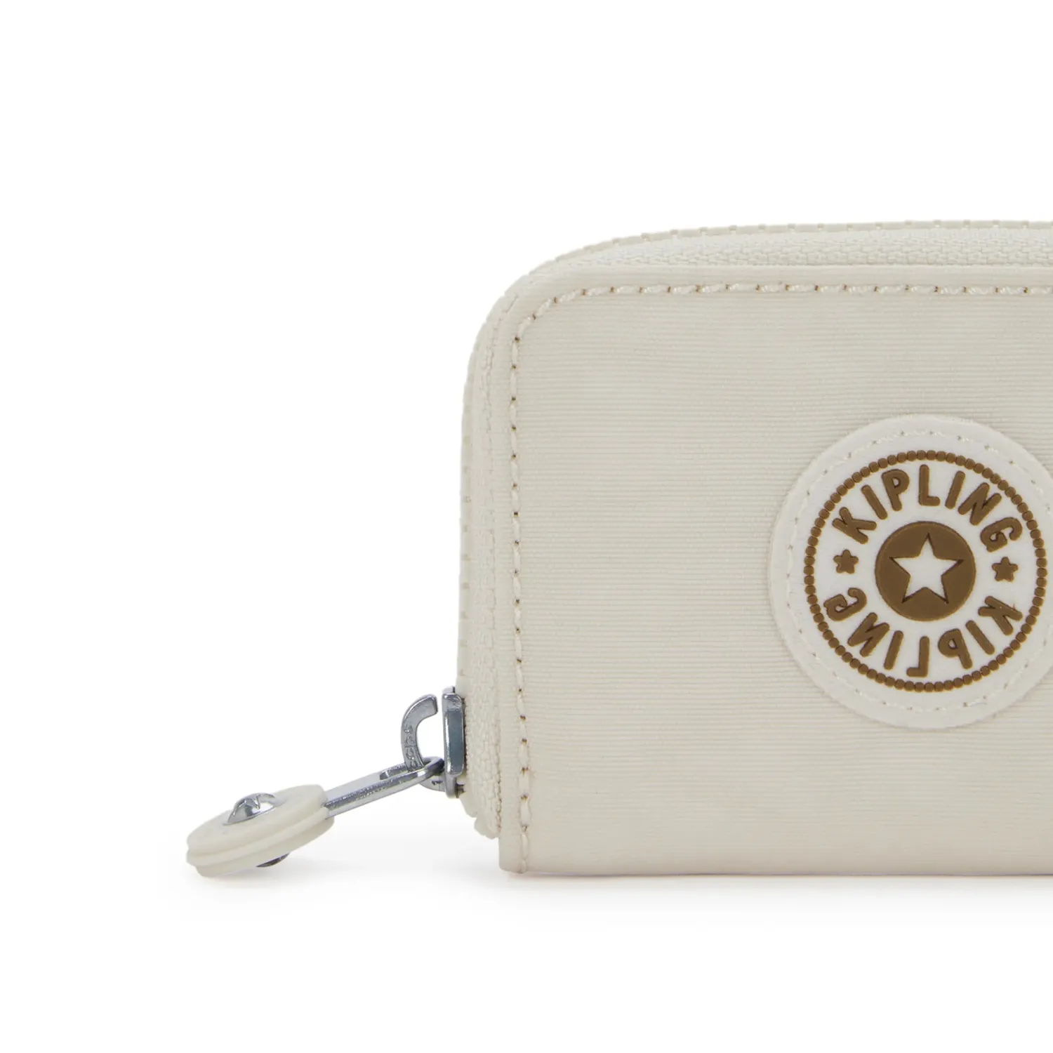 Kipling Cash Buddy portemonnee Klein Soft Sand met ritssluiting